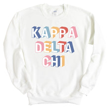 Load image into Gallery viewer, Kappa Delta Chi Retro Crewneck Sweatshirt - Kite and Crest