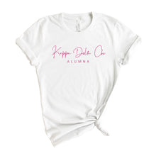 Load image into Gallery viewer, Kappa Delta Chi Vintage Alumna T-shirt - Kite and Crest