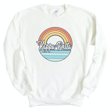 Load image into Gallery viewer, Kappa Delta Sweatshirt - KD Wavy Rainbow Crewneck Sweatshirt - Kite and Crest