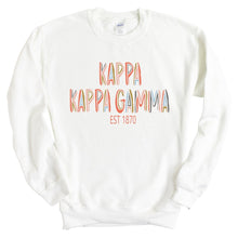 Load image into Gallery viewer, Kappa Kappa Gamma Sweatshirt - Kappa (KKG) Cooper Crewneck Sweatshirt - Kite and Crest