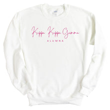 Load image into Gallery viewer, Kappa Kappa Gamma Sweatshirt | Kappa (KKG) Vintage Alumna Crewneck Sweatshirt | Kappa Kappa Gamma Sorority Gift Idea - Kite and Crest