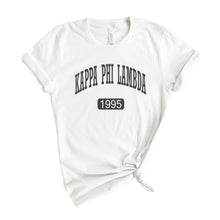 Load image into Gallery viewer, Kappa Phi Lambda Athletic T-shirt - Kite and Crest