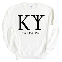 Load image into Gallery viewer, Kappa Psi Classic Sweatshirt - Fraternity Crewneck Sweatshirt - Kite and Crest