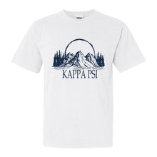 Load image into Gallery viewer, Kappa Psi Weekend in the Mountains Comfort Colors T-Shirt - Kite and Crest