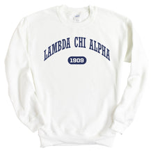 Load image into Gallery viewer, Lambda Chi Alpha Sweatshirt - Lambda Chi Fraternal Arch Crewneck Sweatshirt - Kite and Crest