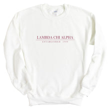 Load image into Gallery viewer, Lambda Chi Alpha Sweatshirt - Lambda Chi Old Fashioned Vintage Crewneck Sweatshirt - Kite and Crest