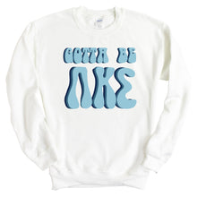 Load image into Gallery viewer, Lambda Kappa Sigma Gotta Be Crewneck Sweatshirt - Kite and Crest