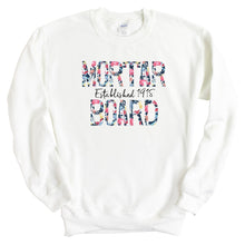 Load image into Gallery viewer, Mortar Board Floral Block Crewneck Sweatshirt - Kite and Crest