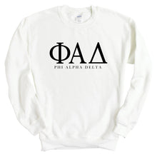 Load image into Gallery viewer, Phi Alpha Delta Classic Sweatshirt - Fraternity Crewneck Sweatshirt - Kite and Crest