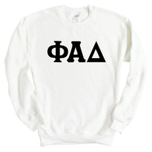 Load image into Gallery viewer, Phi Alpha Delta Keeping it Simple Sweatshirt - Fraternity Crewneck Sweatshirt - Kite and Crest