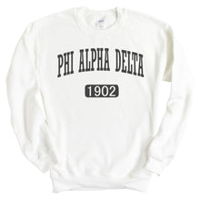 Load image into Gallery viewer, Phi Alpha Delta Weekender Sweatshirt - Fraternity Crewneck Sweatshirt - Kite and Crest