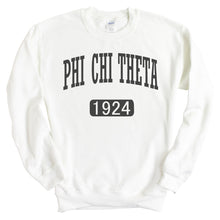 Load image into Gallery viewer, Phi Chi Theta Weekender Sweatshirt - Fraternity Crewneck Sweatshirt - Kite and Crest