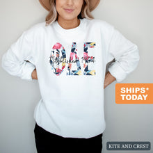 Load image into Gallery viewer, Phi Delta Epsilon Marigold Sweatshirt - Fraternity Crewneck Sweatshirt - Kite and Crest