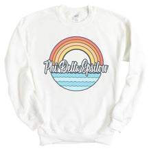 Load image into Gallery viewer, Phi Delta Epsilon Seas the Day Sweatshirt - Fraternity Crewneck Sweatshirt - Kite and Crest