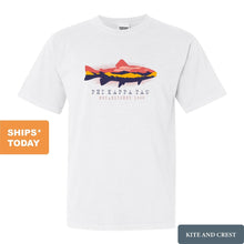 Load image into Gallery viewer, Phi Kappa Tau Comfort Colors T-Shirt - Phi Tau Fishing Shirt - Kite and Crest