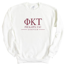 Load image into Gallery viewer, Phi Kappa Tau Sweatshirt - Phi Tau Basic Lined Crewneck Sweatshirt - Kite and Crest