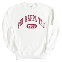 Load image into Gallery viewer, Phi Kappa Tau Sweatshirt - Phi Tau Large Athletic Crewneck Sweatshirt - Kite and Crest