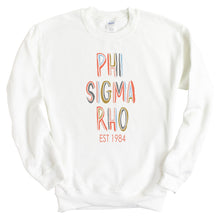 Load image into Gallery viewer, Phi Sigma Rho Cooper Crewneck Sweatshirt - Kite and Crest