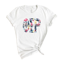 Load image into Gallery viewer, Phi Sigma Rho Floral Block T-shirt - Kite and Crest