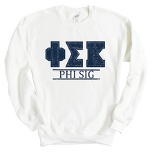Load image into Gallery viewer, Sweatshirt - Washed Letters Crewneck Sweatshirt