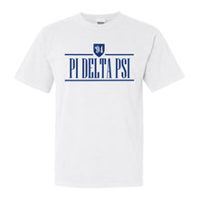 Load image into Gallery viewer, Pi Delta Psi Shield Comfort Colors T-Shirt - Fraternity Tee - Kite and Crest