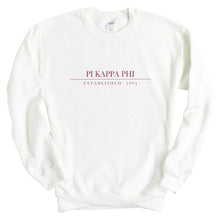 Load image into Gallery viewer, Pi Kappa Phi Sweatshirt - Pi Kapp Old Fashioned Vintage Crewneck Sweatshirt - Kite and Crest