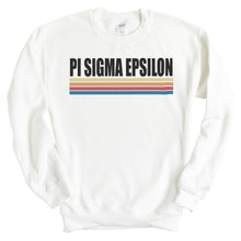 Load image into Gallery viewer, Pi Sigma Epsilon Lets Race Sweatshirt - Fraternity Crewneck Sweatshirt - Kite and Crest