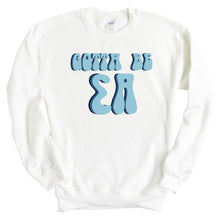Load image into Gallery viewer, Sigma Alpha Gotta Be Crewneck Sweatshirt - Kite and Crest