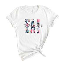 Load image into Gallery viewer, Sigma Alpha Iota Floral Block T-shirt - Kite and Crest
