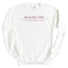 Load image into Gallery viewer, Sigma Beta Rho Old Fashioned Vintage Sweatshirt - Fraternity Crewneck Sweatshirt - Kite and Crest