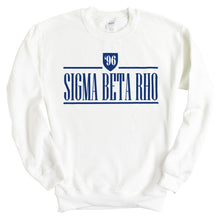 Load image into Gallery viewer, Sigma Beta Rho Shield Sweatshirt - Fraternity Crewneck Sweatshirt - Kite and Crest