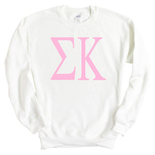 Load image into Gallery viewer, Sigma Kappa Very Pink Sorority Crewneck Sweatshirt - Kite and Crest