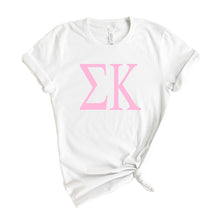 Load image into Gallery viewer, Sigma Kappa Very Pink Sorority T-Shirt Shirt Tee - Kite and Crest