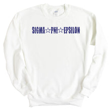 Load image into Gallery viewer, Sigma Phi Epsilon Sweatshirt - Sig Ep Fraternal Star Crewneck Sweatshirt - Kite and Crest