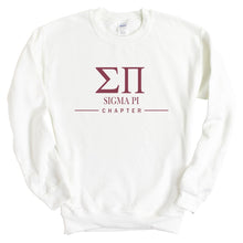 Load image into Gallery viewer, Sigma Pi Sweatshirt - Sigma Pi Basic Lined Crewneck Sweatshirt - Kite and Crest