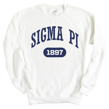 Load image into Gallery viewer, Sigma Pi Sweatshirt - Sigma Pi Fraternal Arch Crewneck Sweatshirt - Kite and Crest