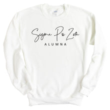 Load image into Gallery viewer, Sigma Psi Zeta Sorority Alumna Crewneck Sweatshirt - Kite and Crest