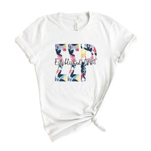 Load image into Gallery viewer, Sigma Sigma Rho Floral Block T-shirt - Kite and Crest