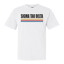 Load image into Gallery viewer, Sigma Tau Delta Lets Race Comfort Colors T-Shirt - Kite and Crest