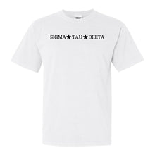 Load image into Gallery viewer, Sigma Tau Delta You're A Star Comfort Colors T-Shirt - Kite and Crest
