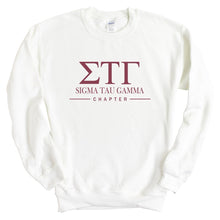 Load image into Gallery viewer, Sigma Tau Gamma Sweatshirt - Sig Tau Basic Lined Crewneck Sweatshirt - Kite and Crest