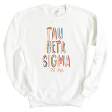 Load image into Gallery viewer, Tau Beta Sigma Cooper Crewneck Sweatshirt - Kite and Crest