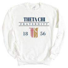 Load image into Gallery viewer, Theta Chi Sweatshirt - Theta Chi Large Crest Crewneck Sweatshirt - Kite and Crest
