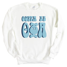 Load image into Gallery viewer, Theta Phi Alpha Sweatshirt - Theta Phi Gotta Be Crewneck Sweatshirt - Kite and Crest