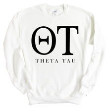 Load image into Gallery viewer, Theta Tau Classic Sweatshirt - Fraternity Crewneck Sweatshirt - Kite and Crest