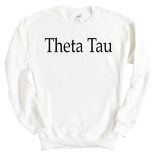 Load image into Gallery viewer, Theta Tau Clean and Simple Sweatshirt - Fraternity Crewneck Sweatshirt - Kite and Crest
