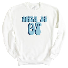 Load image into Gallery viewer, Theta Tau Happy to be Sweatshirt - Fraternity Crewneck Sweatshirt - Kite and Crest