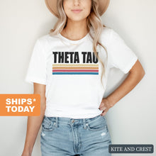 Load image into Gallery viewer, Theta Tau Lets Race Comfort Colors T-Shirt - Kite and Crest