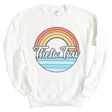Load image into Gallery viewer, Theta Tau Seas the Day Sweatshirt - Fraternity Crewneck Sweatshirt - Kite and Crest