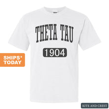 Load image into Gallery viewer, Theta Tau Weekender Comfort Colors T-Shirt - Kite and Crest